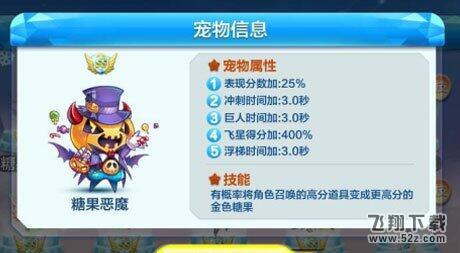 天天酷跑恶魔糖果怎么样 恶魔糖果属性技能详解