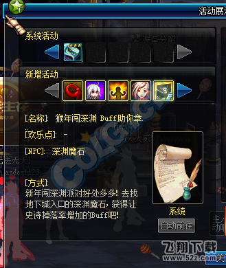 《DNF》猴年闯深渊送BUFF