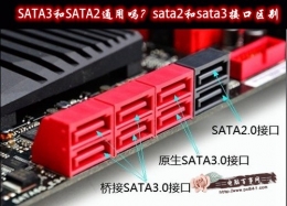 sata2和sata3接口区别