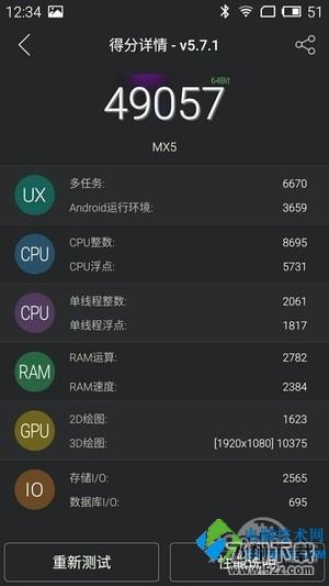 魅族MX5
