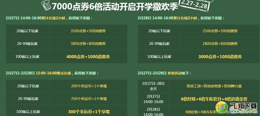 《QQ飞车》你开学 我送礼活动