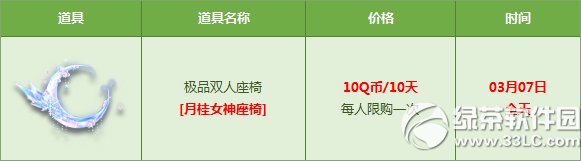 qq飞车女生节专属活动 女神座椅10Q币疯抢来袭1