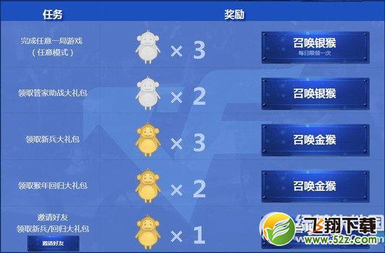 cf金猴银猴大作战活动网址 管家助力猴年送大礼5