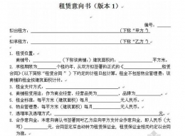 商铺出租合同范本