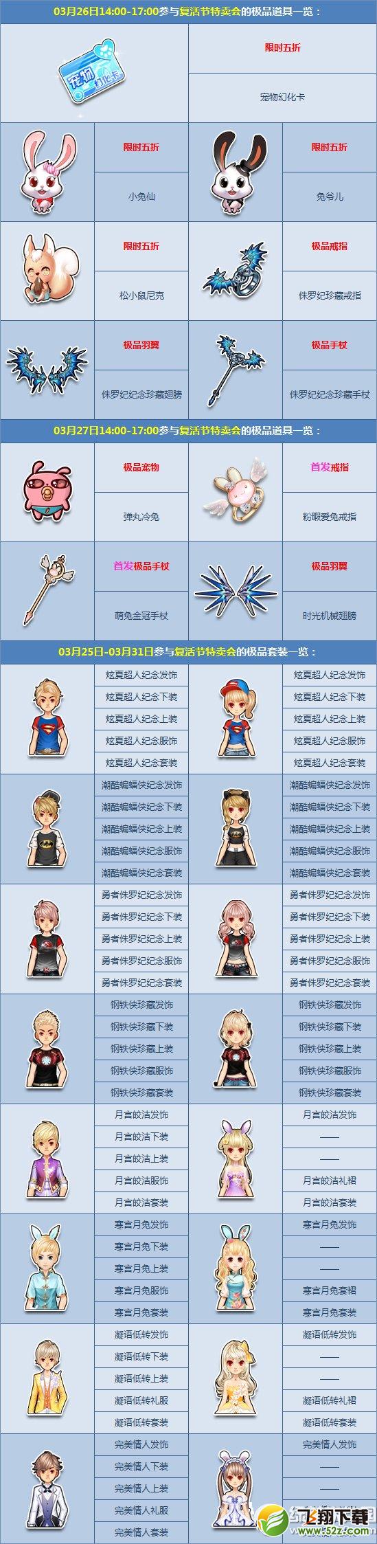 qq飞车极品盛宴来袭活动 复活节特卖会闪耀登场1