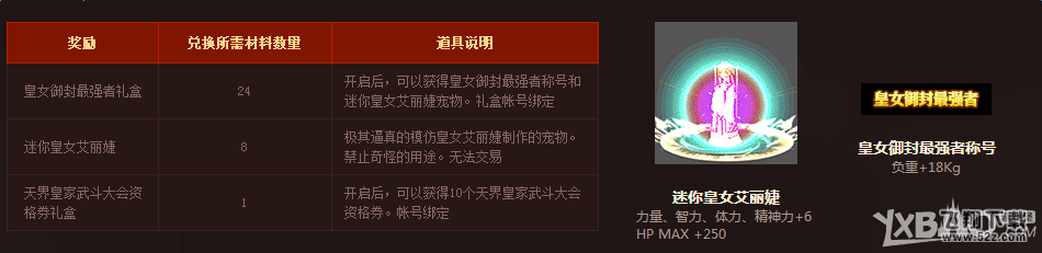 《DNF》天界皇家武斗大会活动