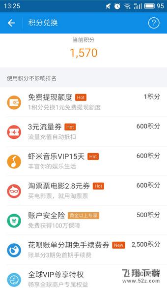 蚂蚁花呗积分有什么用 蚂蚁花呗积分怎么兑换额度