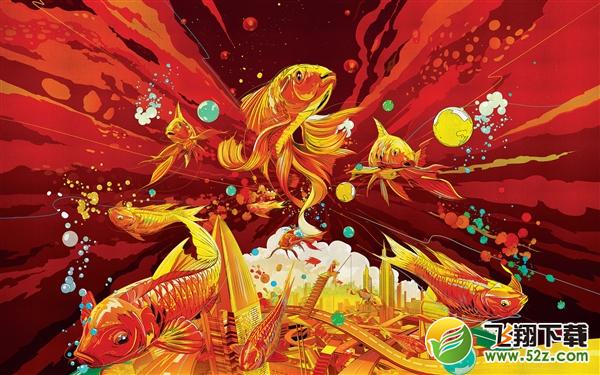 苹果2017鸡年春节专属壁纸免费下载：中国风惊艳