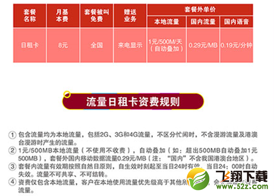移动有流量日租卡吗 移动流量日租卡办理方法