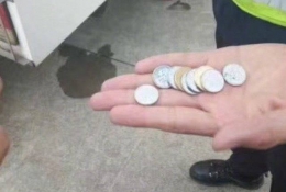 老太往飞机发动机内抛硬币 警方却对她免除责罚
