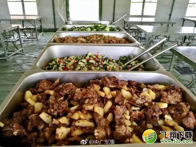 抗洪官兵伙食曝光 网友：就该这样而不是啃冷馒头