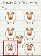 最囧游戏2第8关找出与众不同的一只羊怎么过关