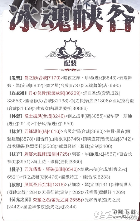 奇迹暖暖冰魂峡谷怎么搭配_奇迹暖暖冰魂峡谷高分S搭配推荐