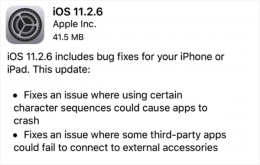 苹果iOS 11.2.6更新了什么 苹果iOS 11.2.6值得更新吗