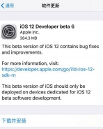 苹果iOS 12 beta6更新使用方法教程