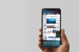 苹果iPhone xs打开多任务管理方法教程