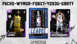 NBA2K19 9月21日储物柜兑换码