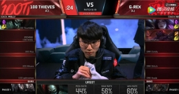 2018全球总决赛小组赛100T VS GRX比赛视频_10.12s8全球总决赛100T VS GRX直播视频回顾