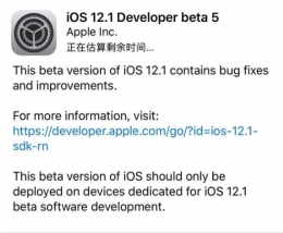 苹果iOS 12.1 beta5更新使用方法教程