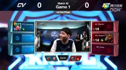 王者荣耀2018KRKPL常规赛11月26日CV VS KZ直播视频回顾