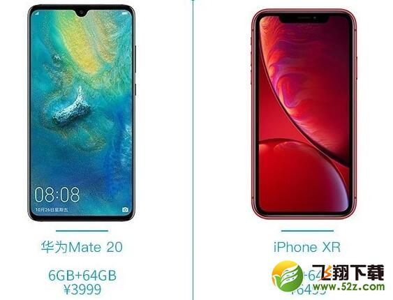 华为Mate20和iPhone XR价格对比