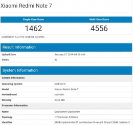 红米Note 7性能跑分实测