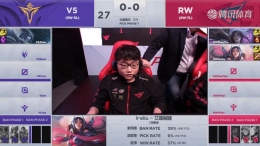 2019lpl春季赛3月9日RW VS V5比赛直播视频