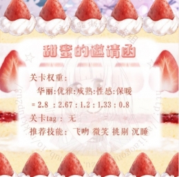 奇迹暖暖甜蜜的邀请函搭配攻略