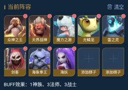 多多自走棋神族阵搭配攻略