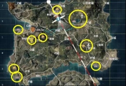 《和平精英》桂花林位置坐标一览