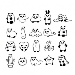 超可爱简笔画小动物图片 呆萌小动物简笔画大全