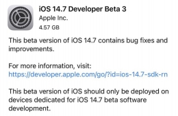 苹果IOS 14.7 beta3降级教程攻略