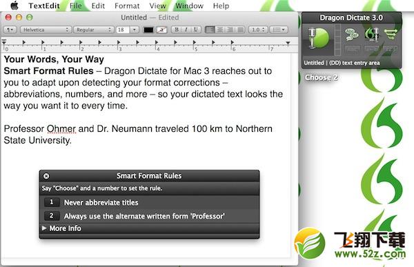 Dragon Dictate Mac版 V4.0.7 _52z.com
