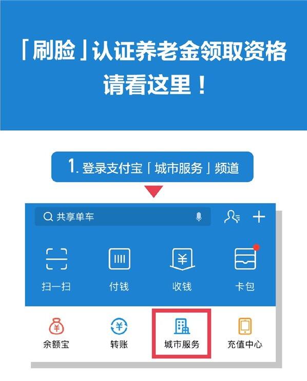 支付寶上線養老金領取資格驗證功能:只需刷臉即可領取
