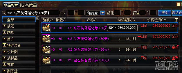 DNF周年庆7000点卷开出双倍+12钻石强化卷!