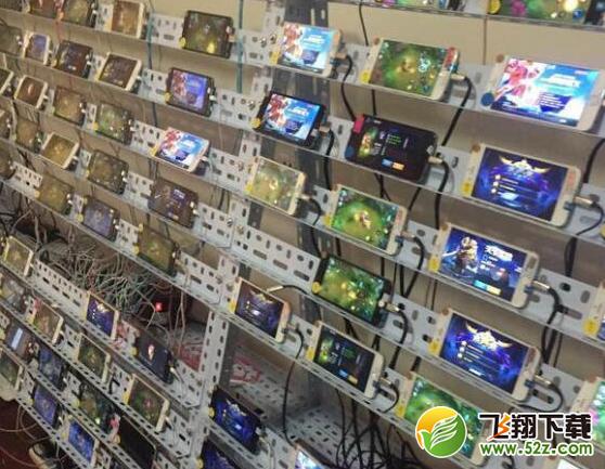 《王者荣耀》刷金币工作室曝光：百台苹果iPhone“群控”操作