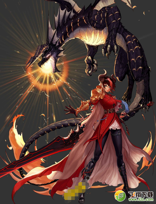 dnf韩服9.1帕拉丁龙骑士二觉 二觉立绘原画欣赏
