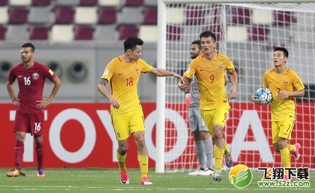 10人国足2-1战胜卡塔尔出局 遗憾无缘2018世界杯
