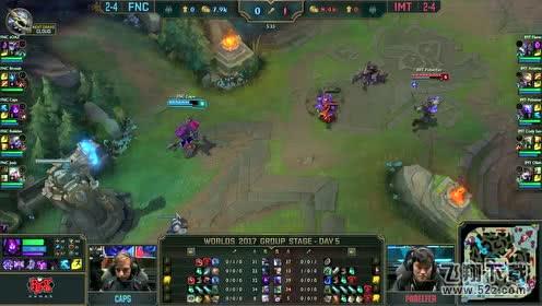 LOLS7全球总决赛小组赛加赛FNC vs IMT视频回顾 FNC vs IMT10.12加赛视频