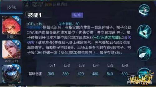王者荣耀新英雄奕星技能介绍 自带名刀+自动跟踪导弹
