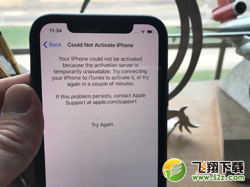 9688元的iPhone X刚上市就出问题 部分用户反映无法激活