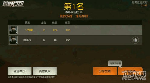 荒野行动第一名有什么奖励_荒野行动第一名奖励介绍