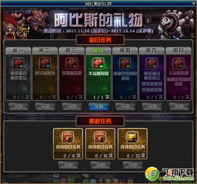 dnf阿比斯的礼物限时开启_dnf阿比斯的礼物活动奖励一览