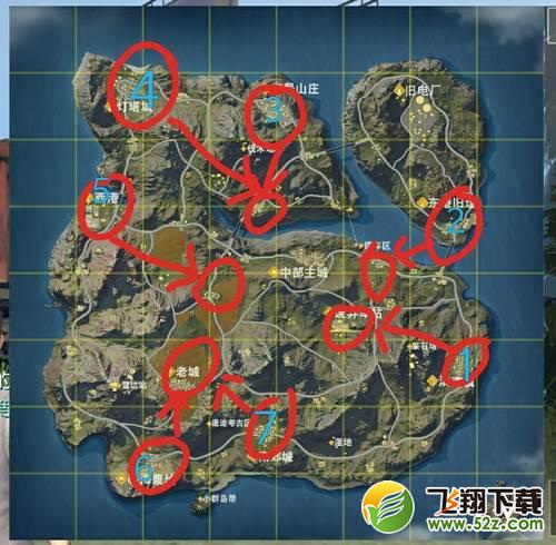 荒野行动手游四人组排跳哪里比较好_荒野行动手游四人组排刷车点介绍