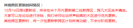 dnf12月14日更新跨区计划 团队频道数量大量增加