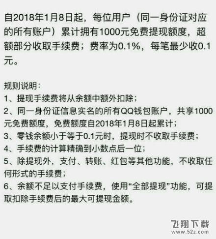 QQ钱包提现要手续费了吗 QQ钱包提现手续费收取规则介绍
