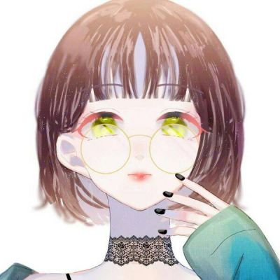 卡通头像女生高冷短发2018最新_高冷头像女生动漫头像精选