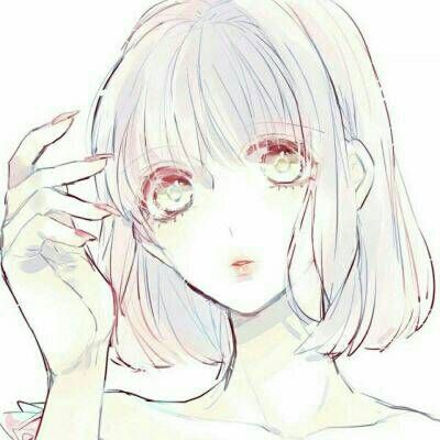 卡通头像女生高冷短发2018最新_高冷头像女生动漫头像精选