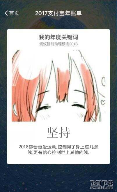 支付宝年度关键词坚持是什么意思_支付宝年度关键词坚持代表含义