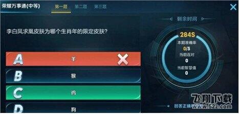 王者荣耀李白凤求凰皮肤是哪个生肖年的限定皮肤_王者荣耀王者万事通答案分享